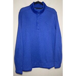 Under Armour Cold gear 1/4 Pull Over Light Weight Royal Blue Size XL